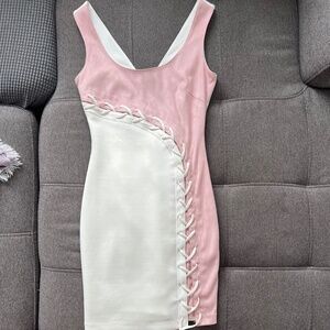 Pink/white Guess dress